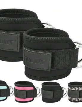 Banda de resistencia para tobillo y pierna para construcción muscular de glúteos y muslos, accesorios de gimnasio, deportes, ejercicio en casa, pila - Shein - FashionsVida