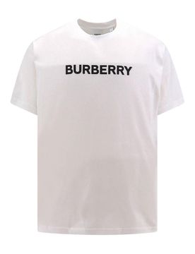 T-shirt in cotone con stampa logo