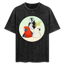 Cute Birds T-Shirt Moisture Wicking Athletic T-Shirt