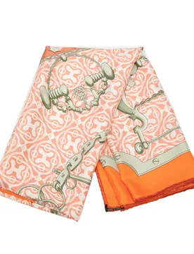 Mors et Gourmettes Silk Shawl - Hermès - FashionsVida