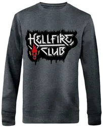 Sweatshirt - Hellfire Club - S bis 4XL - für Männer - Größe XXL - dunkelgrau - EMP exklusives Merchandise! - Männer - male