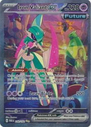 Pokemon SV Paradox Rift 249/182 Iron Valiant ex (Alternative Art, Full Art)