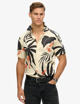 Superdry Herren Hawaii-hemd Weiß - Größe: XL - 69.99 - FashionsVida
