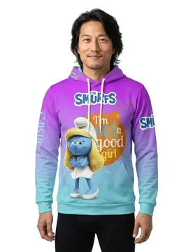 Sweat à Capuche Smurf Have Fun