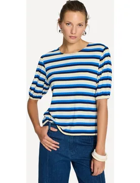 Camiseta de mujer con mangas abullonadas - Escorpion - FashionsVida