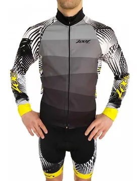 Maglia A Maniche Lunghe Permormance Thermo Grey / White