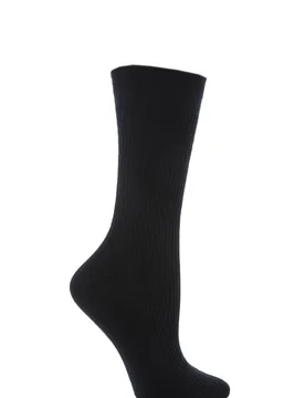 Pair Navy Original Cotton Softop Socks Ladies 4-7 Ladies - - Blue - Size: Small - HJ Hall - FashionsVida