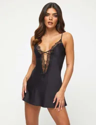 Cherryann Chemise Black female