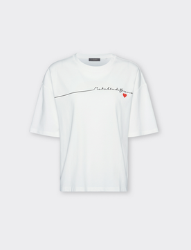 ELENA MIRO t-shirt con stampa donna bianco