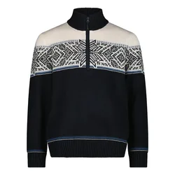 Pull à Demi-zip 7h77511 Black Blue 2XL