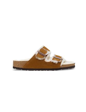 Pantoletten ARIZONA SHEARLING camel 38 damen