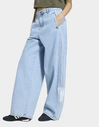 Womens Pantaloni In Denim Adibreak Mid-rise Wide-leg - Multicolor, multicolor multicolor Donna taglia 29-30