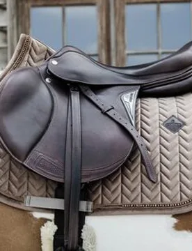 Schabracke VELVET PEARLS beige VS - Kentucky Horsewear - FashionsVida