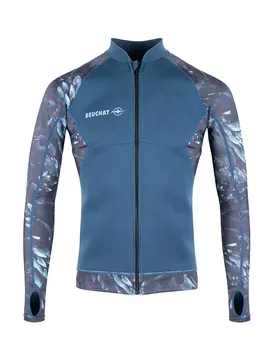 Rash Guard Manches Longues Zippé Atoll Seaweed M