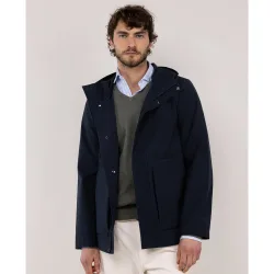 Parka lisa de hombre ligera