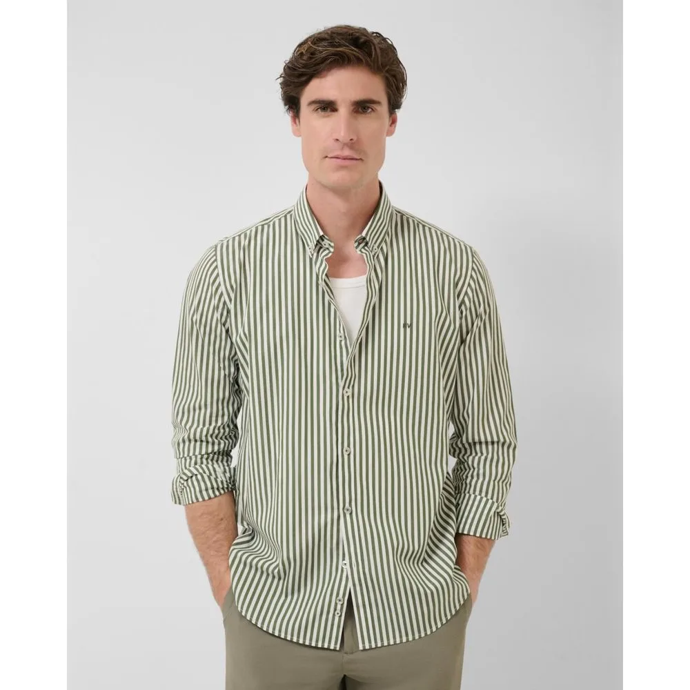 Camisa sport de hombre regular fit rayas - Roberto Verino - FashionsVida