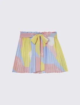 Gonna Liu Jo plisettata multicolor con fiocco - Liujo - FashionsVida