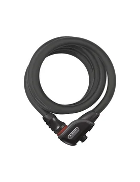 Candado de cable en espiral para bicicleta Phantom 8950 negro - ABUS - FashionsVida