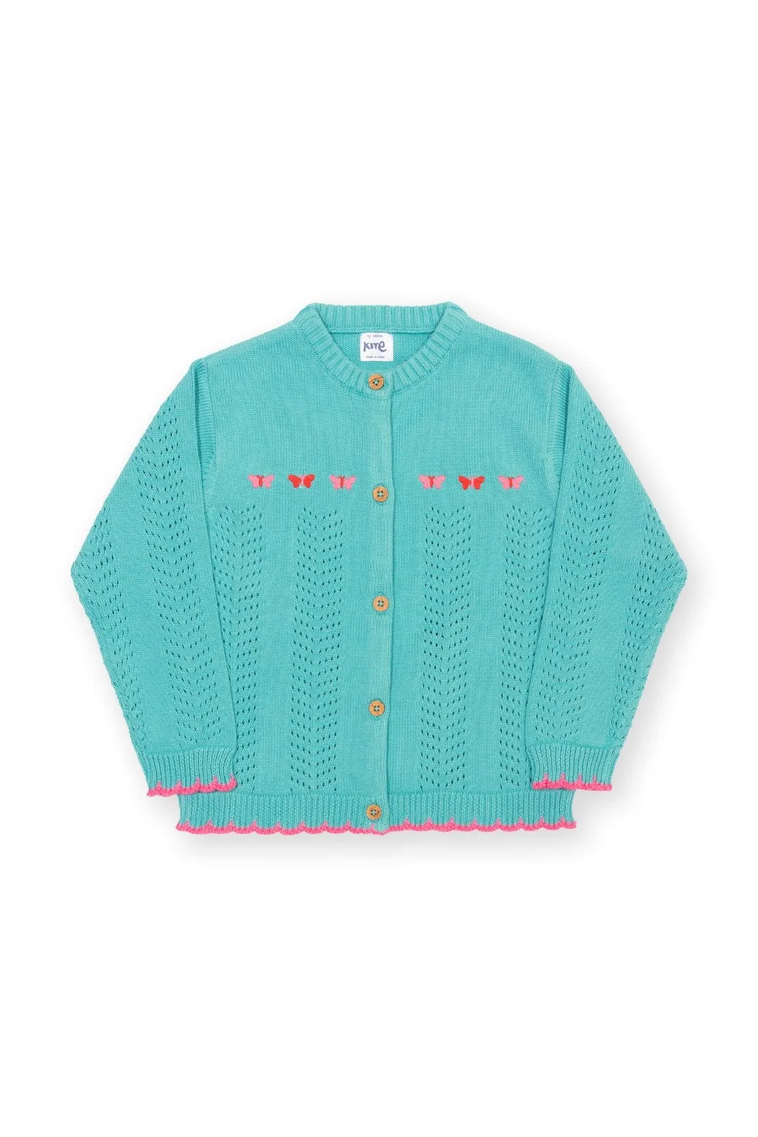 Kids Flutterby 100% Organic Cotton Cardi - Kite Clothing - FashionsVida
