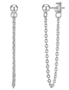 Womens Sterling Silver Earring - One Size - Glanzstücke München - FashionsVida