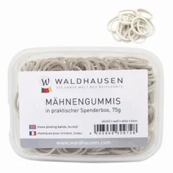 Mähnengummis in Spenderbox, weiß