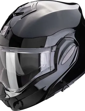Casco Moto Modulare P/J EXO-TECH EVO PRO SOLID Nero taglia XL - Scorpion - FashionsVida