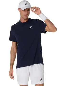 Asics Court Herren T-Shirt, blau M - Asics - FashionsVida