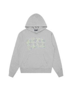 Tri-Tone Arch Logo Popover Hood - Heather