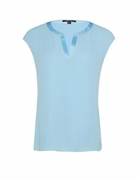 Comma T-shirt bleu 42 - Comma - FashionsVida