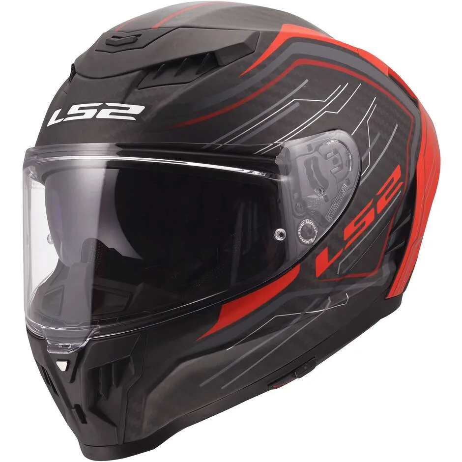 Casco Moto Integrale FF807 DRAGON SUBIC Rosso taglia S - LS2 - FashionsVida