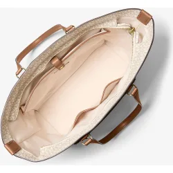 Bolso shopper tote jet set travel extragrande con logotipo