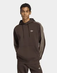 Mens HOODIE 3 STRIPES - Marrone, marrone marrone Uomo taglia M