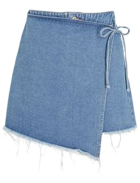 Shorts vaqueros Mujer Azul marino S,XS Mujer - 8 by YOOX - FashionsVida