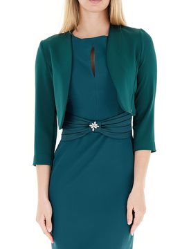 Bolero maniche 3/4 PETROLIO XS
