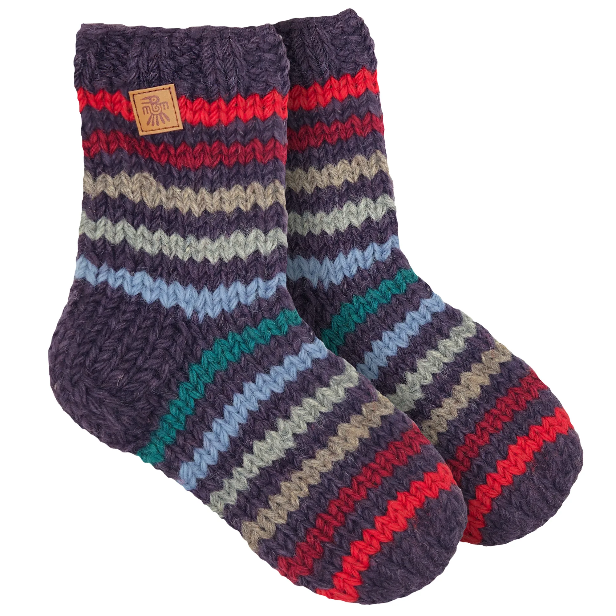 Pachamama Clifden Sofa Socks - Red - Pachamama - FashionsVida