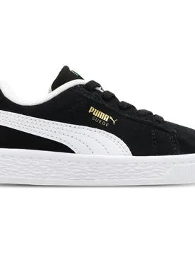 Suede Baby Shoes - Black - Size 6 - Suede - Black - Size: 6 - Puma - FashionsVida