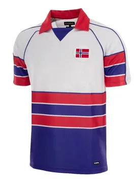 Norwegen Auswärts-Trikot Rétro 1988 - Blanc - male - Size: 2XL - Copa Football - FashionsVida