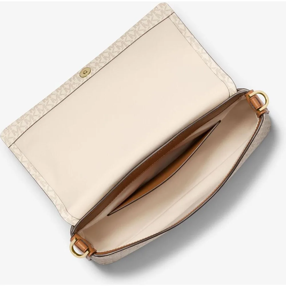 Bandolera de mujer Nessa con estampado de logotipos - MICHAEL Michael Kors - FashionsVida