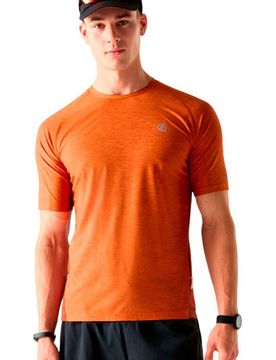 Power up camiseta montaña manga corta hombre Naranja (M)