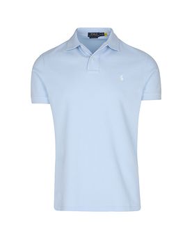 Polo Custom Slim Fit azul claro M