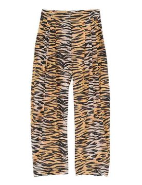 Pantaloni casual Lizbeth con stampa animalier