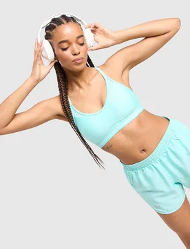 Crossback Low Sport-BH - Damen, Blau - female - Size: XL - Under armour - FashionsVida
