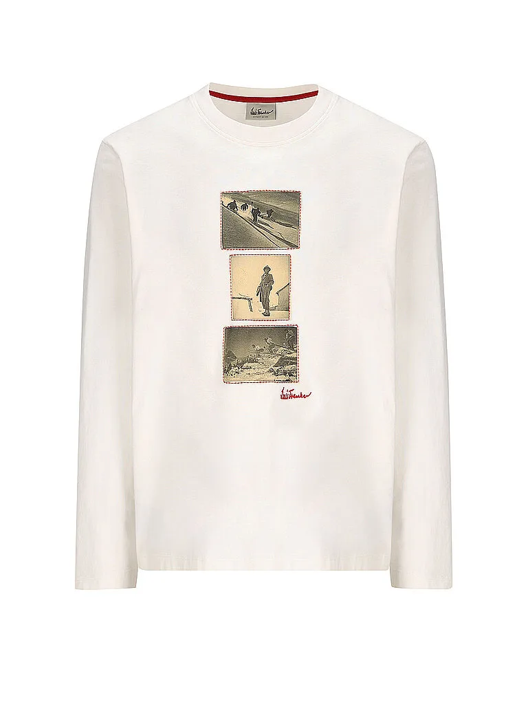 Langarmshirt LUBODE bianco S - LUIS TRENKER - FashionsVida