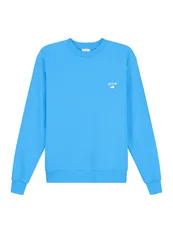 Felpa Leggera Girocollo Uomo Heart Logo Crewneck Blue
