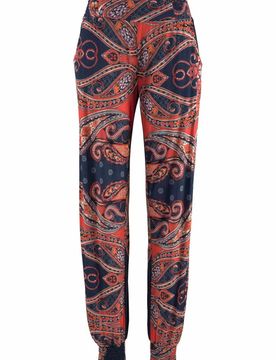 LASCANA Pantalón marino / naranja