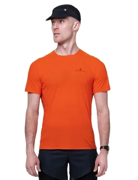 Maglietta A Maniche Corte Tech Race Red / Black S - Ronhill - FashionsVida