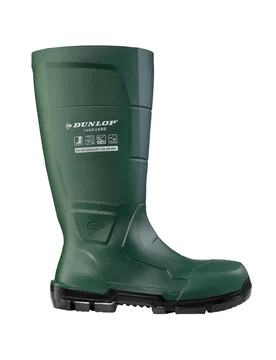 Unisex Adult Work-It Safety Wellington Boots (Green) - Size Uk 10 - Dunlop - FashionsVida