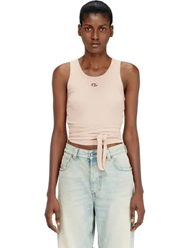 Camiseta de mujer sin mangas con cordones en cintura - Diesel - FashionsVida