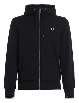 Felpa con cappuccio e zip
