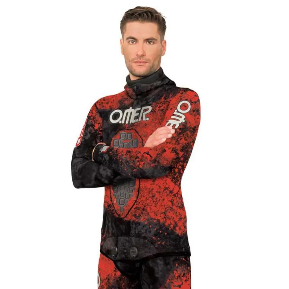 Giacca Da Pesca Subacquea Red Stone 5 Mm - Omer - FashionsVida
